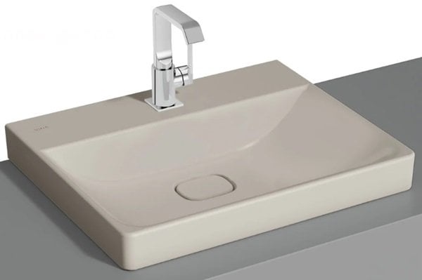 Vitra 7526B020-0937 Metropole Çanak lavabo, 60cm Mat Bej.